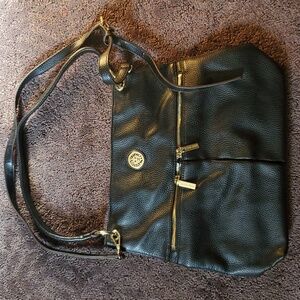 Anne Klein Black Leather Bag